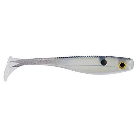 Big Bite Baits Suicide Shad Soft Swimbait, 3 12 Chartreuse Shad Soft Swimbait, 5Pack, 5PK 35SWTM-07